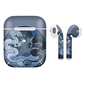 Mua Miếng dán skin chống bẩn cho tai nghe AirPods in hình Rồng Dragon - dra045 (bản không dây 1 và 2)