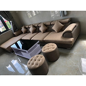 Bộ bàn ghế sofa da phòng khách cao cấp