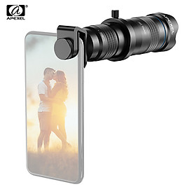 APEXEL APL-JS28X HD 28X Metal Single-tube Telescope Phone Telephoto Lens with Manual Focus for Most Smartphones for