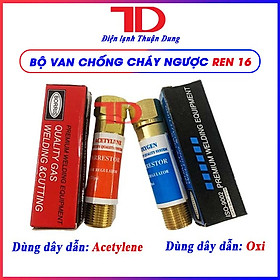Mua Van chống cháy ngược khí hàn Oxi  Van lắp tay hàn gió đá O2  acetylen  Valve Boris  phi 16 hàng chính hãng  Điện Lạnh Thuận Dung