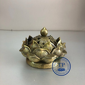 Mua LƯ ĐỐT TRẦM HỢP KIM HÌNH BÔNG SEN BH1075