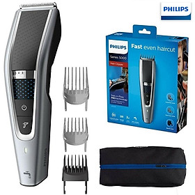 Tông đơ cắt tóc cao cấp Philips HC5690/15 tích hợp 2 lưỡi cắt, đảm bảo cắt nhanh chóng, tiết kiệm thời gian - Hàng Nhập Khẩu