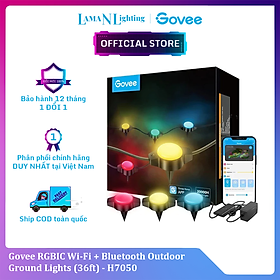 Mua Đèn chiếu sáng sân vườn  cỏ chống nước IP65 Govee RGBIC Wi-Fi & Bluetooth Outdoor Ground Lights H7050 | Kích thước 11m