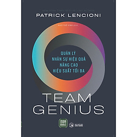 Sách Quản Trị- Lãnh Đạo Hay: Team Genius - Quản Lý Nhân Sự Hiệu Quả - Nâng Cao Hiệu Suất Tối Đa - MIS Editorial Team
