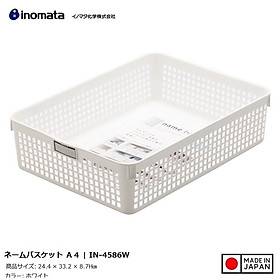 Mua Rổ đựng đồ đa dụng Inomata size A4 - Hàng nội địa Nhật Bản (#Made in Japan)