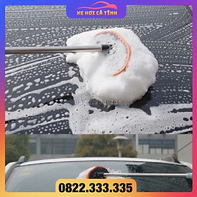 Mua Chổi rửa xe chuyên dụng bông mềm màu trắng cán dài bán buôn giá rẻ