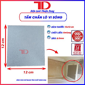 Tấm chắn lò vi sóng các loại, 6.4x11.6cm, 12x12cm, 12x15cm, 15x15cm, Bạc chắn sóng - Điện Lạnh Thuận Dung