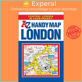 Sách - Handy Map of Central London by  (UK edition, paperback)