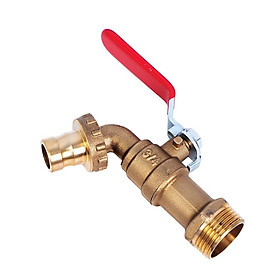 Vòi nước, vòi hồ, vòi rửa tay, vòi máy giặt, vòi xả sàn thân đồng tay gạt Inox (Hàng chính hãng)