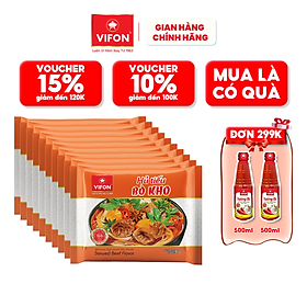 Thùng 30 hủ tiếu bò kho vifon