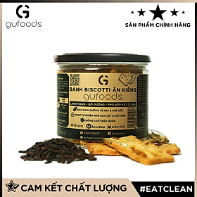Bánh Biscotti ăn kiêng GUfoods (Vị hạt mix) - Lành mạnh, bổ dưỡng, phù hợp eat clean