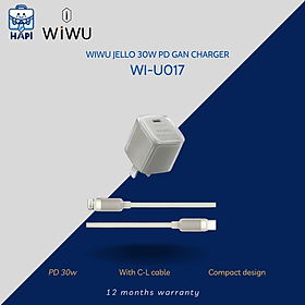 Mua Bộ sạc nhanh 20W hàng chính hãng WiWU Jello U017 dành cho iP  kèm cáp C to L
