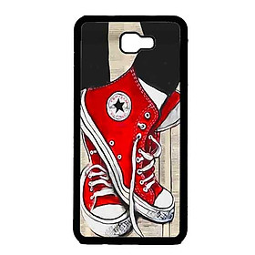 Ốp Lưng in cho Samsung J7 Prime Mẫu Giày Đọ̉ - Hàng Chính Hãng