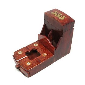 Mua GẠT TÀN THUỐC KÈM NGĂN ĐỰNG BAO THUỐC VÀ BẬT LỬA GỖ HƯƠNG - HỘP GỖ ĐỰNG HỘP QUẸT KIÊM GẠT TÀN CÓ NGĂN CHỨA BAO THUỐC