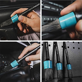 FIRM DETAILING BRUSHES - Bộ 3 cọ rửa chi tiết nội thất ô tô Auto Finesse