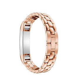 Dây Đeo Thép Không Gỉ Cho Đồng Hồ Thông Minh Fitbit Alta/Hr - Vàng Hồng