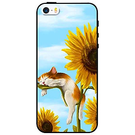 Ốp lưng in cho Iphone 5/5s/5se Mẫu Mèo Ngủ