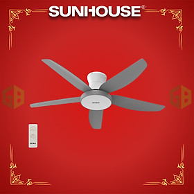 Mua Quạt trần 5 cánh có đèn SUNHOUSE APEX APF7685G - Hàng chính hãng