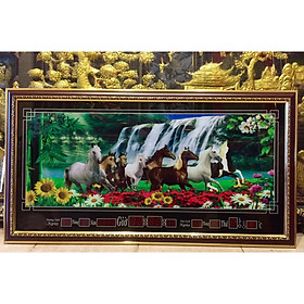 Mua Tranh đồng hồ mã đáo thành công - MS115