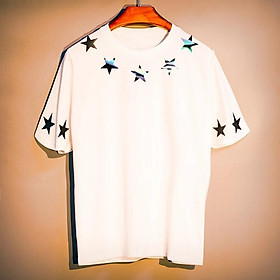 Áo thun Stee STAR quanh Cổ 2 Phản quang Trùm Unisex aothununisex