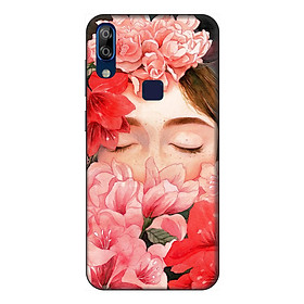 Ốp lưng điện thoại VSmart Active 1 Plus hình Cô Gái Hoa Hồng - Hàng chính hãng