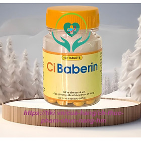 ￼Ci baberin  Vinaphar (Berberin )- ( Chai 100 viên Nén Bao Đường )- hỗ trợ trong nhiễm trùng đường ruột