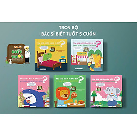 Sách cho bé - Bác Sỹ Biết Tuốt - Sách song ngữ Anh Việt - Combo 5 cuốn - Minh Quang Books