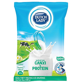 Big C - Sữa cô gái Hà Lan có đường bịch 220ml - 01931