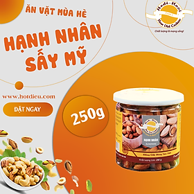 Hạt hạnh nhân sấy Hodi - NaVi hũ nhựa 250g