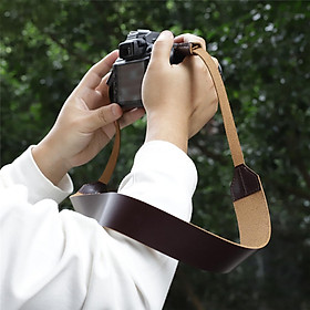Camera Shoulder Neck Belt PU Leather Comfortable for Slr DSLR Digital Camera