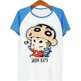 Áo thun tay màu Cậu bé Shin ATCP168