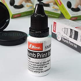MỰC LĂN TAY Shiny Thumb Print Ink SMRC-61 dùng cho tampon lăn tay SM-2A SMRC-61 không dính tay