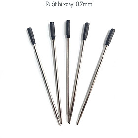 5 cái ruột bút bi xoay-ngòi bi dài nét 0.7mm