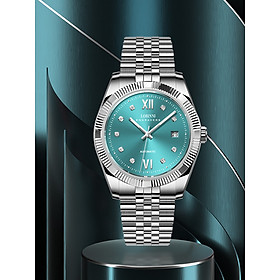 Đồng hồ nam chính hãng Lobinni LB19019G-T3 Kính sapphire chống xước,chống nước 50M,bảo hành 24 tháng,máy cơ(Automatic) Nhật bản,dây kim loại thép không gỉ 316L,hàng mới full box hãng đầy đủ