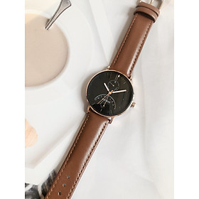 Đồng hồ dây da nam Starke SK126PM 5 kim khỏe khoắn, năng động