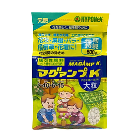 Mua Phân tan chậm Magramp Hyponex 6-40-6-15 chuyên dùng kích chồi hoa lan và cây kiểng bịch 600gr