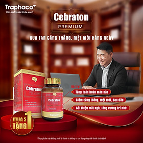 Viên Uống Bổ Não Cebraton Premium Traphaco Giúp Bổ Não, Tăng Tập Trung, Giảm Căng Thẳng Đau Đầu, Cải Thiện Mất Ngủ