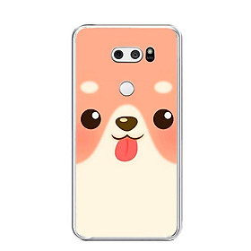 Ốp lưng dẻo cho điện thoại LG V30 - 0007 DOG10 - Hàng Chính Hãng