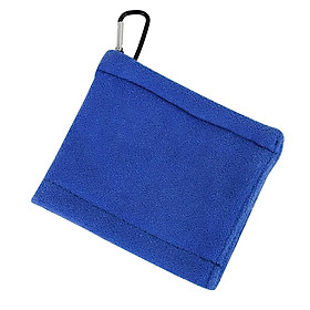 Khăn golf 1pcs cho túi golf với clip microfiber golf khăn gấp khăn golf màu xanh lam và màu xám cho nam giới phụ nữ Color: 1pcs Blue