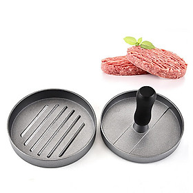 Burger Press Patty Maker Hamburger Maker Non-stick Zinc Alloy Presser for Barbecue Grilling