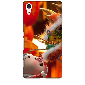 Ốp Lưng Dành Cho Điện Thoại Sony Z4 Heo Múa Lân