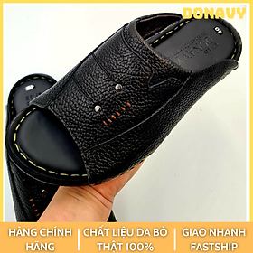 DÉP QUAI NGANG NAM DA BÒ TỰ NHIÊN ĐẾ CAO SU CAO CẤP BAO ĐI NƯỚC