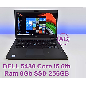 Máy tính xách tay Laptop Dell Latitude 5470  (Intel Core i5 -6300 | 14 Inch HD | RAM 8GB | 256GB SSD | Intel UHD Graphics | Fedora Os) - Hàng chính hãng