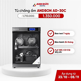 Mua Tủ chống ẩm ANDBON AD-30C (30 lít) - Hàng Chính Hãng - Full VAT CO CQ