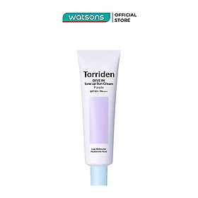 Kem Chống Nắng Torriden Dive In Tone Up Sun Cream Purple SPF50+ PA++++ 60ml