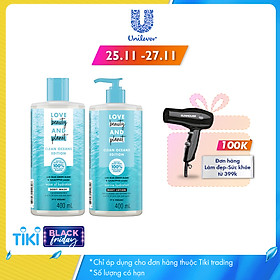 Combo sữa tắm và sữa dưỡng thể Love Beauty And Planet Đại Dương Cấp Ẩm (400ml x 2)