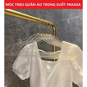 Combo 5 Móc Treo Quần Áo Trong Suốt PaKaSa - Hàng Chính Hãng  - Mẫu 1