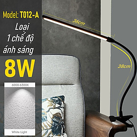 Hình ảnh Đèn học và Đọc sách kẹp bàn Led 8W, Kẹp đầu giường để đọc sách, Bàn trang điểm, Làm đẹp, Xăm môi, Làm Nail