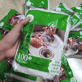 Mua Túi Lọc Rác Bồn Rửa Chén Bát JOYLOT - Túi Lưới Vải Tự Phân Huỷ Có Chun Miệng Túi