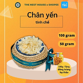 Chân Tổ Yến Sào Tinh Chế Rút Lông 50-100gr The Nest House - 50gram